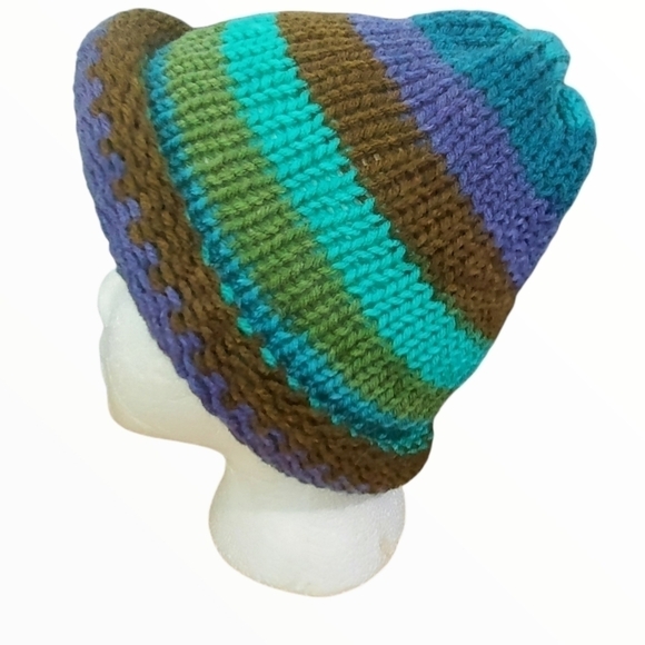 Two-Piece Handcrafted Hat Set with Roll Brim - Picture 4 of 8